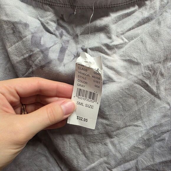 L.A. Hearts Gray Tie Dye Mini Skirt S - Picture 4 of 4